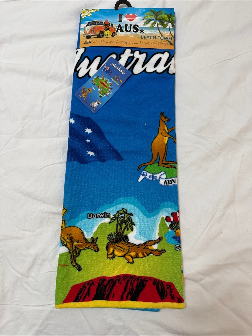 Australia - NWT - Blue & Green Australian Graphic Hoodie